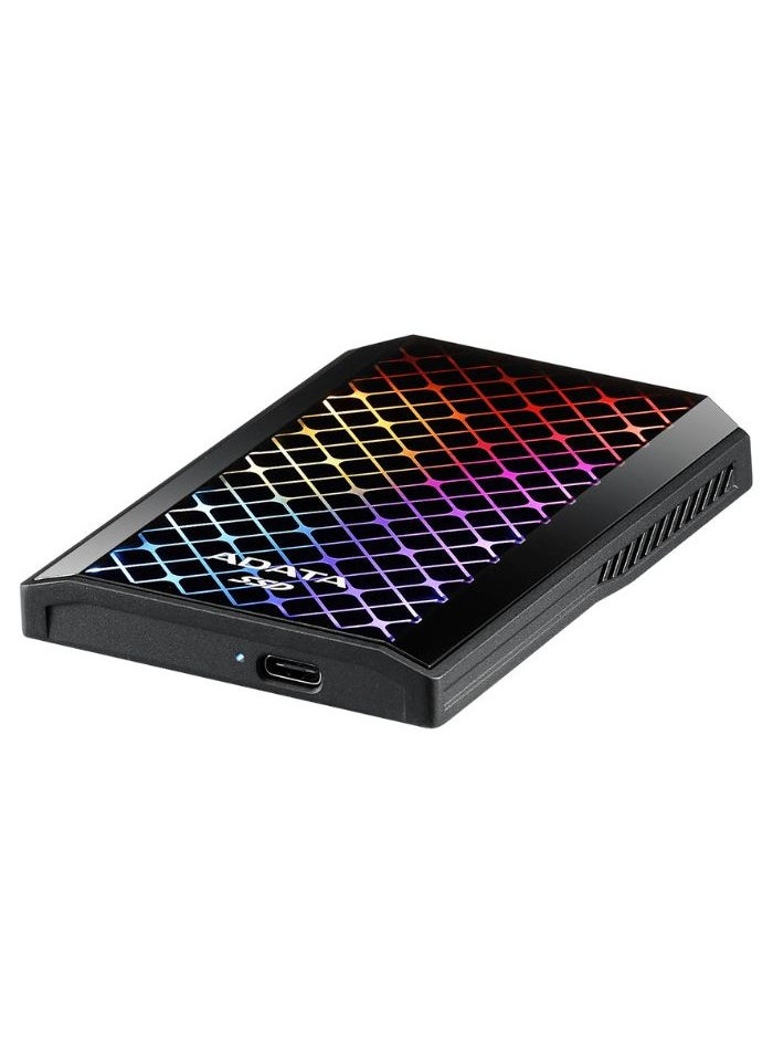 SE900G RGB 2TB External SSD | Compatible with PS5 XBOX Portable Solid State Drive for Superfast Gaming USB 3.2 Gen2x2 Type-C