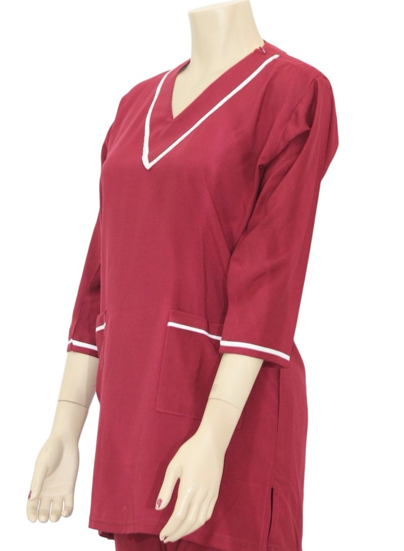 Housemaid Uniform Maid & Nanny Scrub Suit