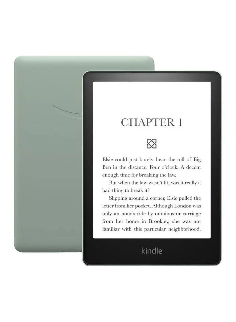 Kindle (16 GB) - Lightest and most compact Kindle, with glare-free display, faster page turns, adjustable front light, and long battery life - Matcha