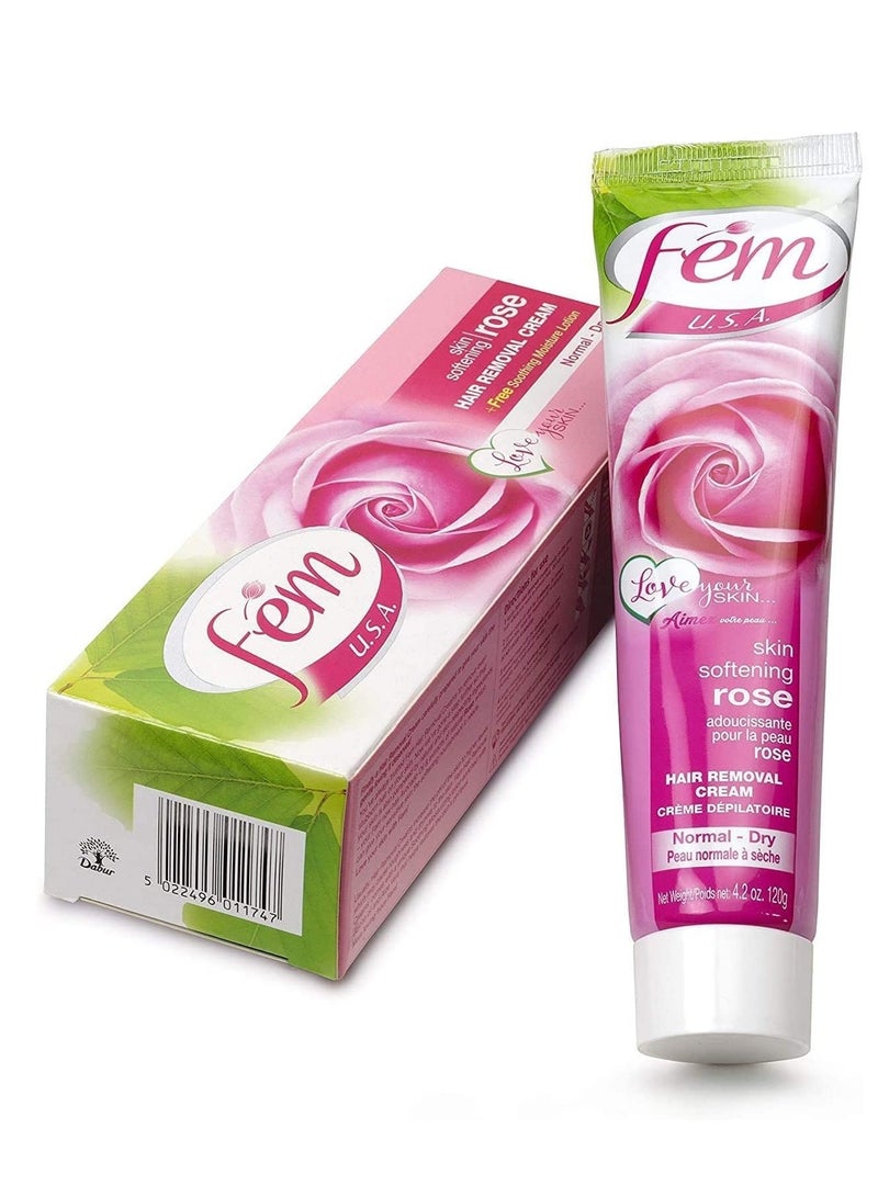 Fem Hair Removal Cream Rose 120g 2Pack