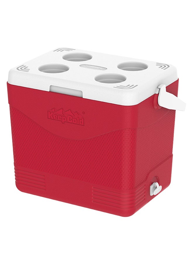 Keepcold Picnic Icebox Red 24.0Liters