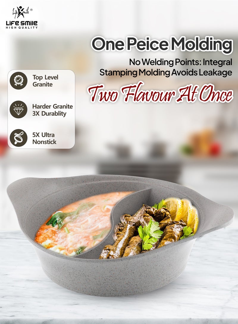 30cm Non Stick Hot Pot with Divider | The Perfect Way to Cook