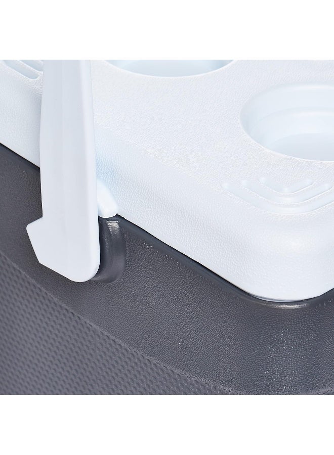Keep Cold Plastic Picnic Cooler Icebox 24 Liters Cool Grey 24.0Liters