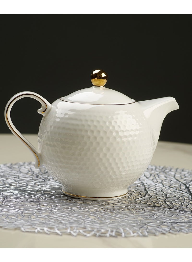 Tea Pot 780ml Noemi Series,Porcelain with Handle and Lid, Coffee Kettle, Suitable for Blooming Tea & Loose Leaf Tea Maker