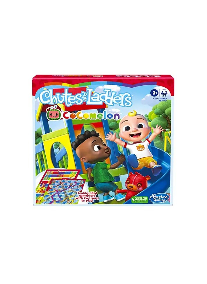 Hasbro Gaming Chutes and Ladders: CoComelon Edition Board Game | Fun Family Game for Kids Ages 3+ | Classic Educational Gameplay | CoComelon Themed Interactive Learning Toy for Toddlers | Engaging Chutes & Ladders for Kids