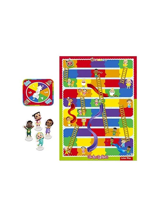 Hasbro Gaming Chutes and Ladders: CoComelon Edition Board Game | Fun Family Game for Kids Ages 3+ | Classic Educational Gameplay | CoComelon Themed Interactive Learning Toy for Toddlers | Engaging Chutes & Ladders for Kids