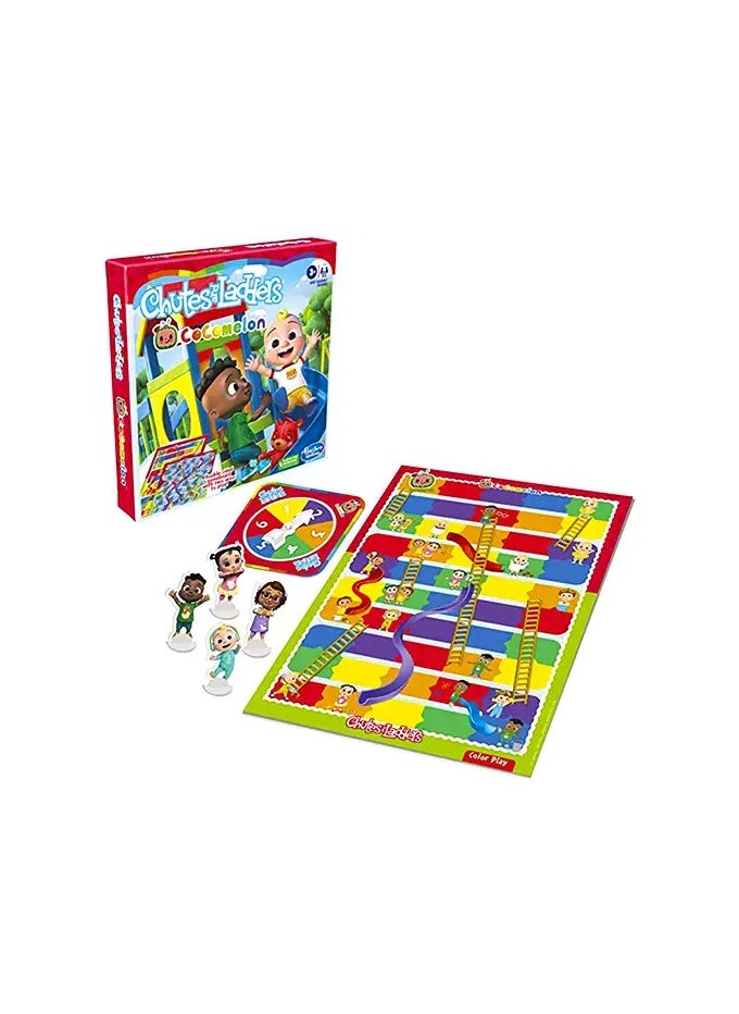 Hasbro Gaming Chutes and Ladders: CoComelon Edition Board Game | Fun Family Game for Kids Ages 3+ | Classic Educational Gameplay | CoComelon Themed Interactive Learning Toy for Toddlers | Engaging Chutes & Ladders for Kids