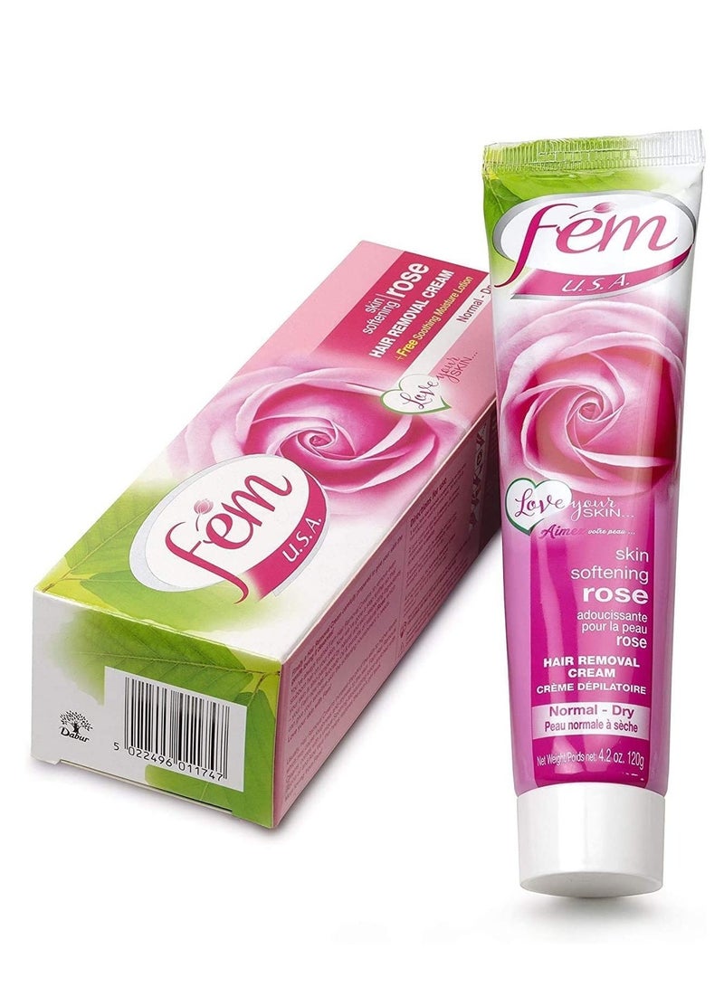 Fem Hair Removal Cream Rose 120g 2Pack