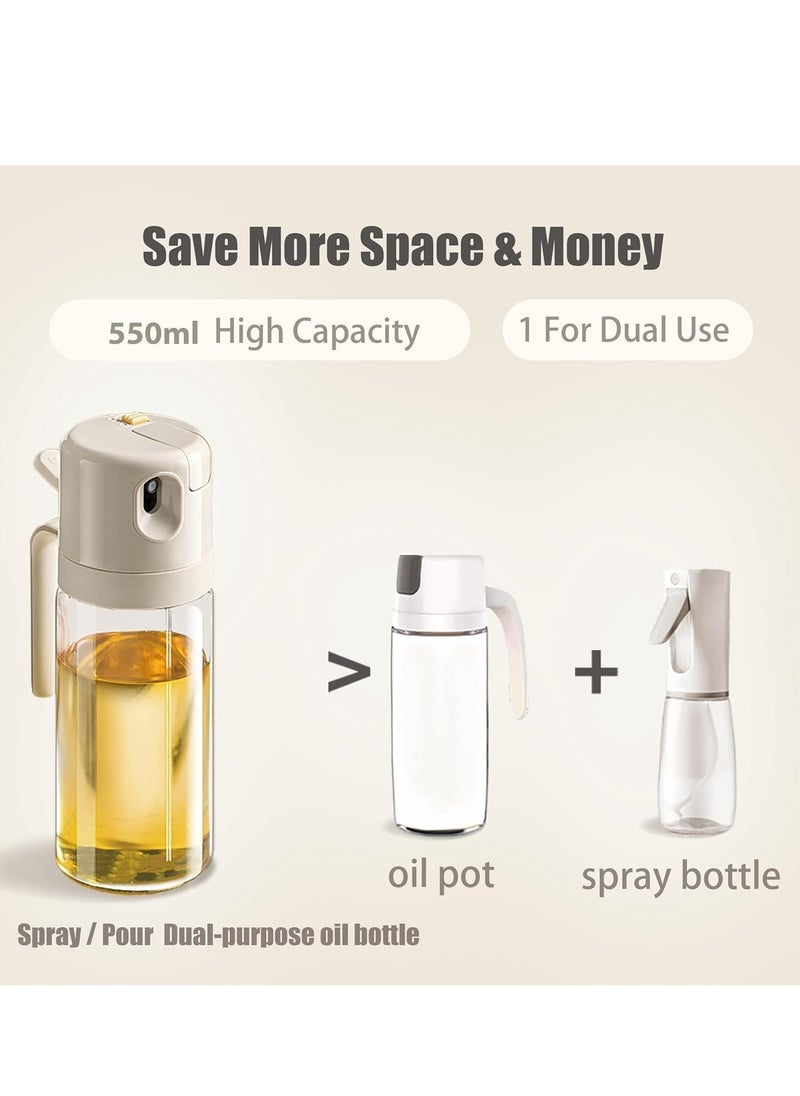 2 in 1 Oil Sprayer and Oil Dispenser Bottle