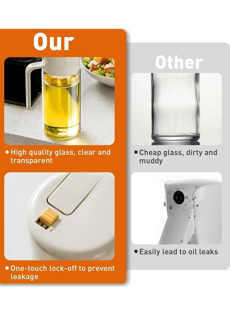2 in 1 Oil Sprayer and Oil Dispenser Bottle