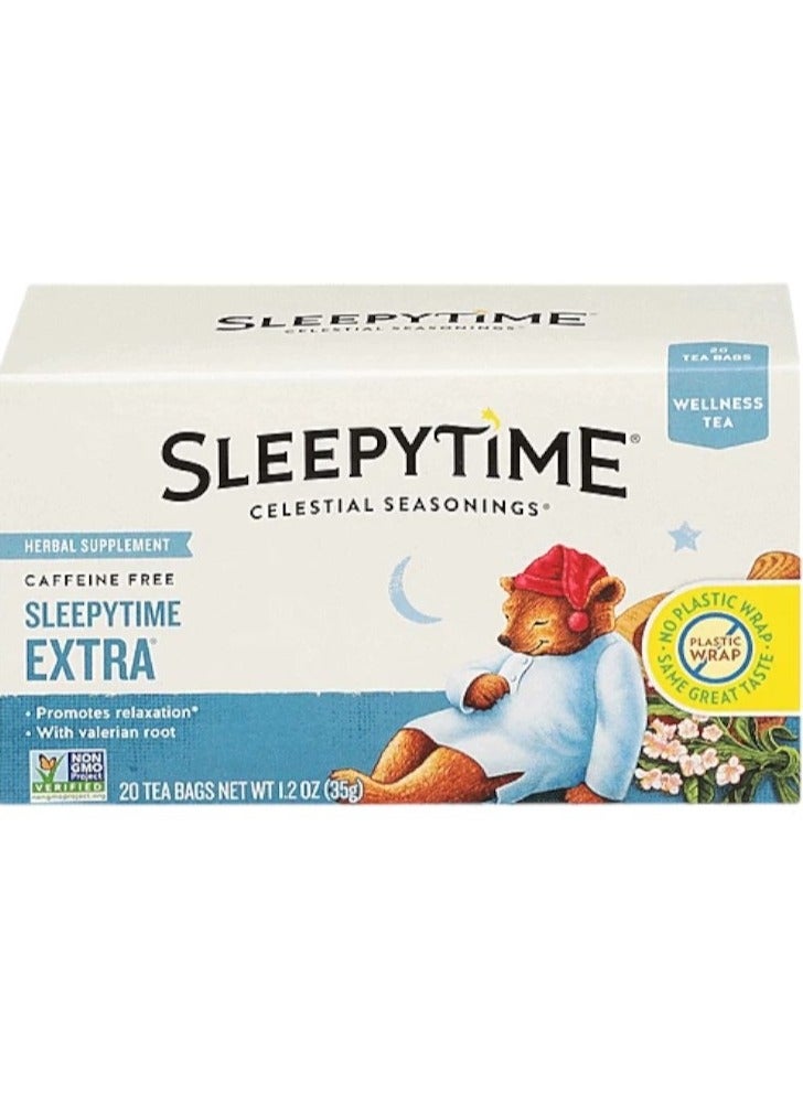 Sleepytime Extra Herbal Supplement, Caffeine Free, 20 Tea Bags