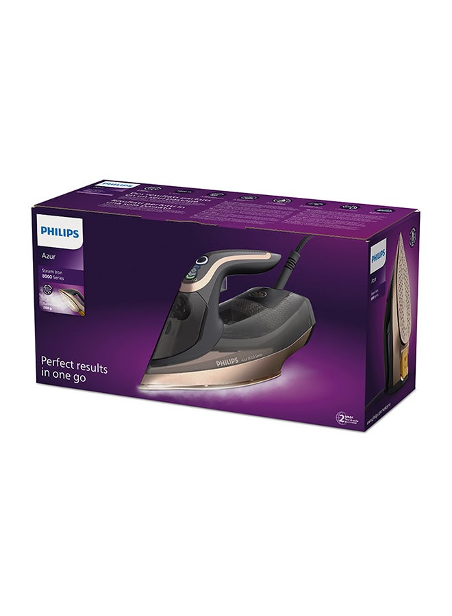 Steam Iron Series 8000 - 80g/min Continuous Steam, 350 ml 3000 W DST8041/86 Gold/Black