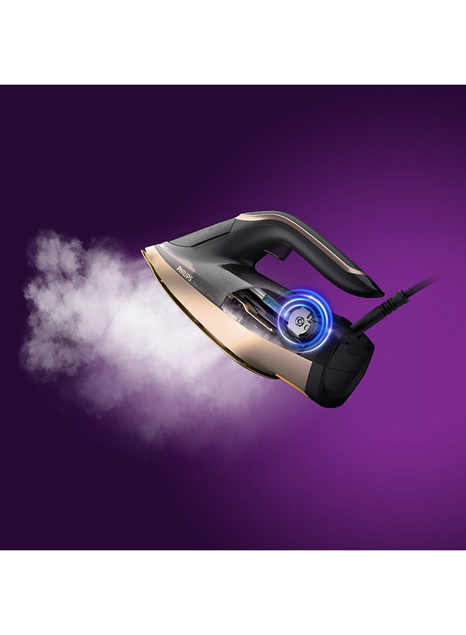 Steam Iron Series 8000 - 80g/min Continuous Steam, 350 ml 3000 W DST8041/86 Gold/Black