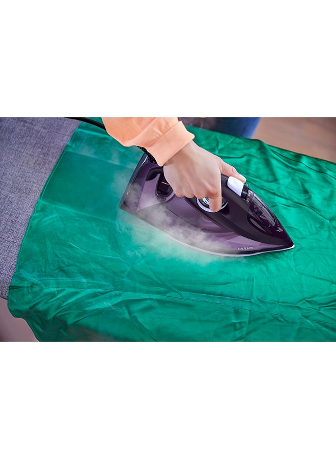 Steam Iron 7000 Series - 50g/min Continuous Steam, 250g Steam Boost, SteamGlide Elite Soleplate, Auto-Off, Vertical Steam, 300 ml 2800 W DST7051 Dark Purpe