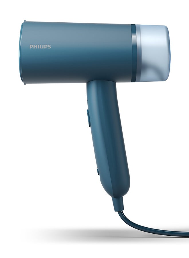 Compact Handheld Steamer 3000 Series - 20g/min Continuous Steam, 2M Cord Length, Compact & Foldable, 100 ml 1000 W STH3000/26 Blue