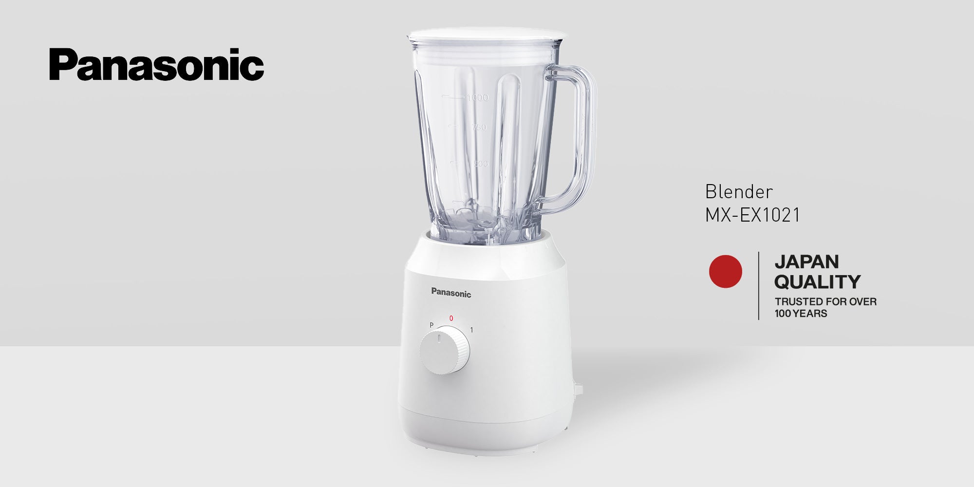 Electric Blender With Mill 1.35 L 400 W MX-EX1021WTZ White/Clear