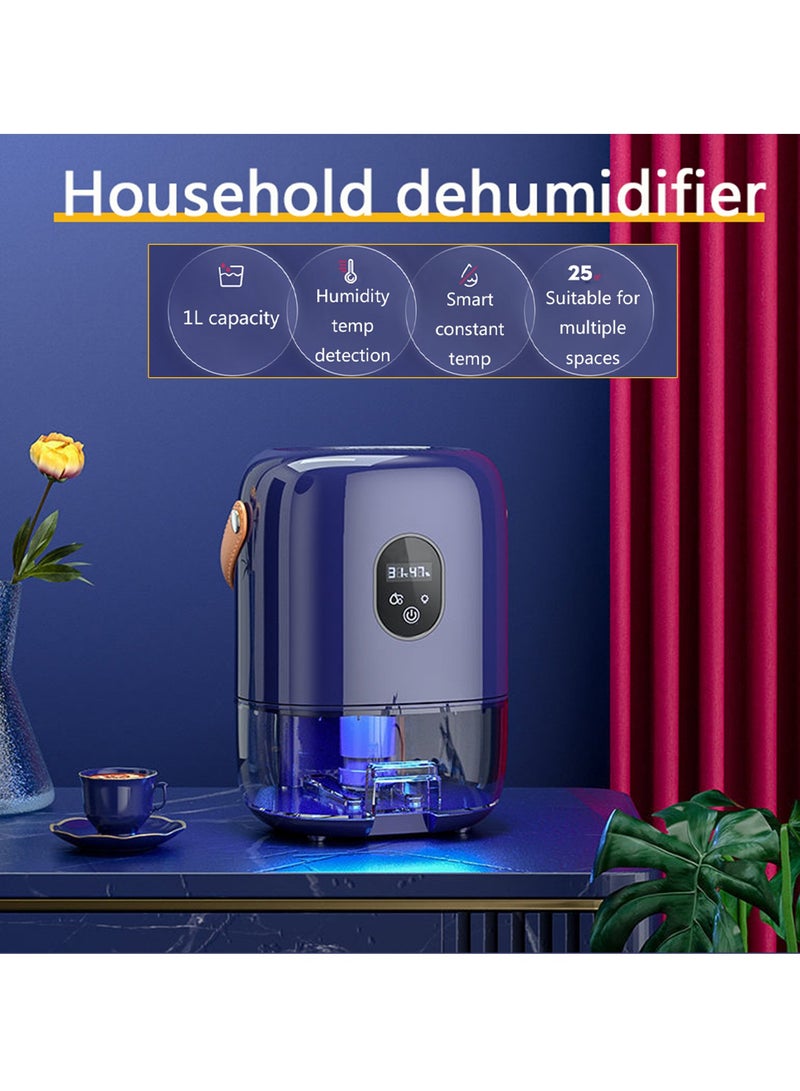 Dehumidifier, Quiet Dehumidifiers for Room with Auto Shut Off, 3 dehumidification Modes, Sleep Mode, Auto Defrost, Timer Portable Dehumidifier for Bathroom, Home, Bedroom, RV