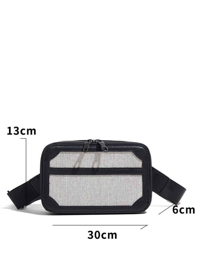 Skycare Sling Crossbody Bag Small Shoulder Backpack for Men Waterproof Slim Chest Bags Casual Daypack for Travel Cycling