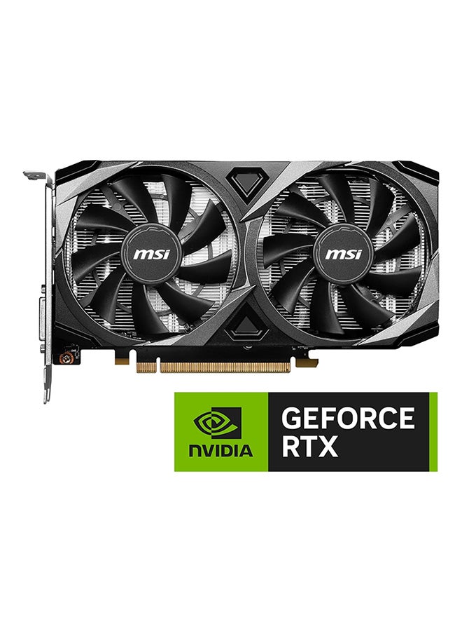 RTX 3050 VENTUS 2X XS OC Graphics Card, 8GB GDDR6 128-bit Memory, 1807 MHz Boost Clock, 14Gbps Mermory Speed, 2560 CUDA Cores, PCIE 4, DP v1.4a / HDMI / DL-DVI-D x 1c | 912-V809-426