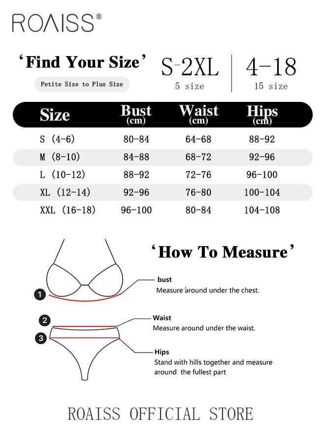 3 Point Style Lace Embroidered Underwear Set for Women with Underwire and Leg Rings Ladies One Piece Hollow Straps Lingerie Suit with Chain Decor