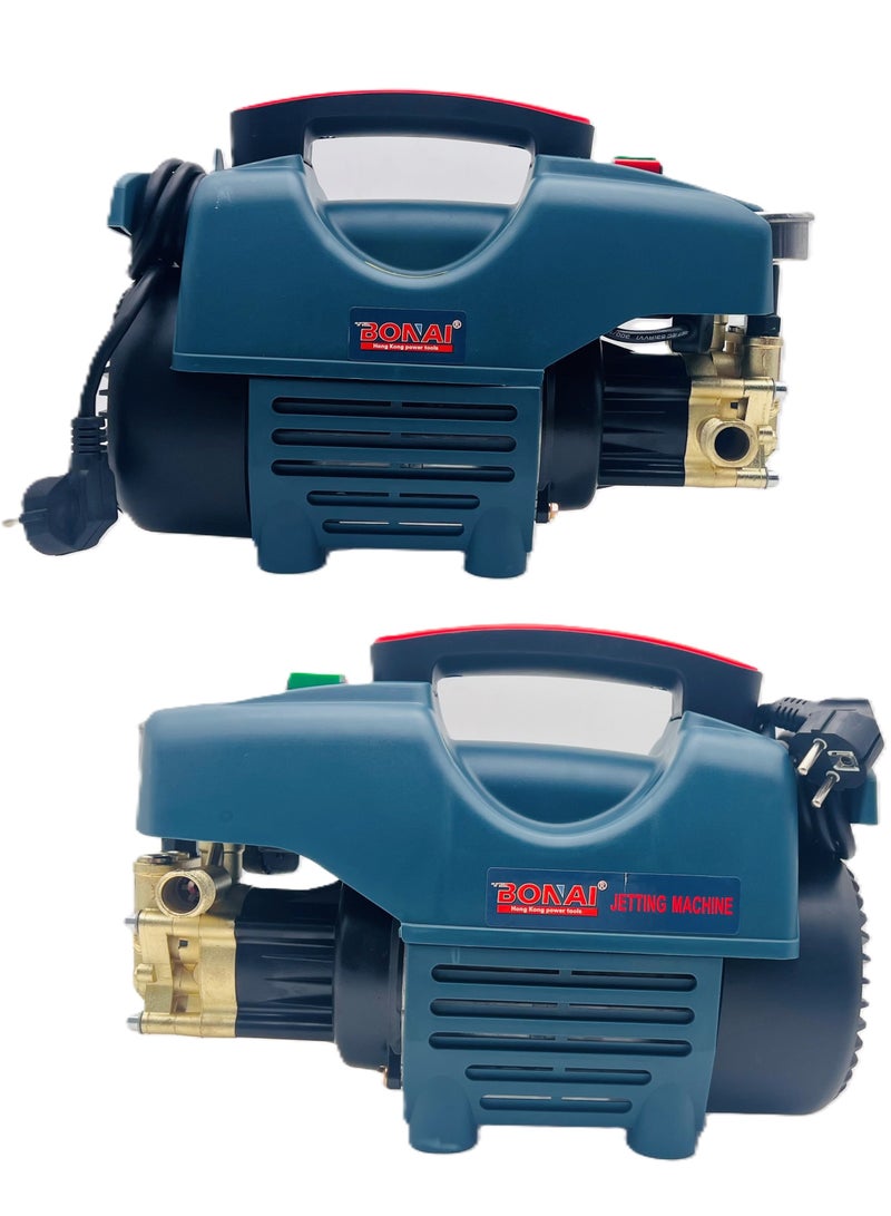 High Pressure Cleaning Machine, 400-2000W Power, 2800 RPM, 6L/min, 70-250 Bar Pressure - Dual-Use, Overheat Protection for Home & Outdoor Cleaning