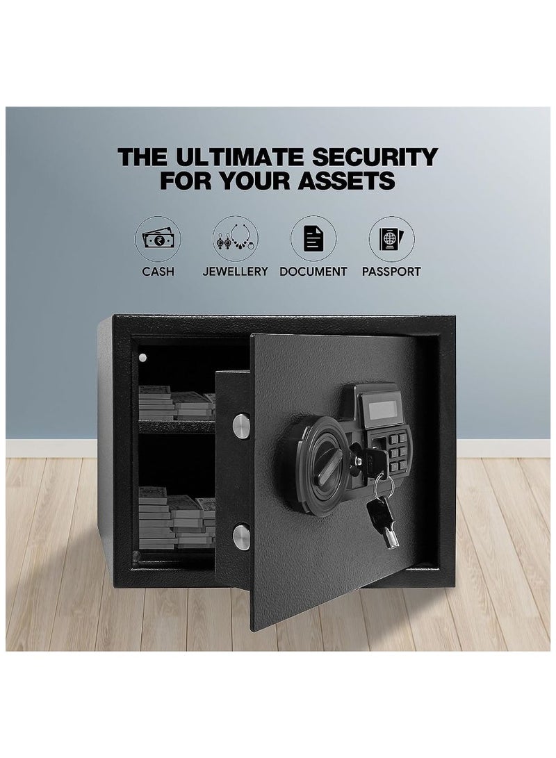 Ozone Safilo Bio-Z Safe Locker with Fingerprint | Master & User PIN Code |  Access Ideal for Home | By Ozone India