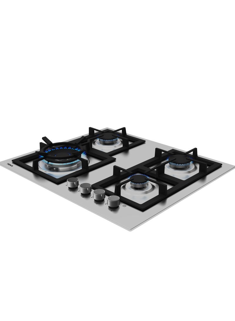 60cm Gas hob with 4 burners and Cast iron grids EFX 60.1 4G AI AL DR CI
