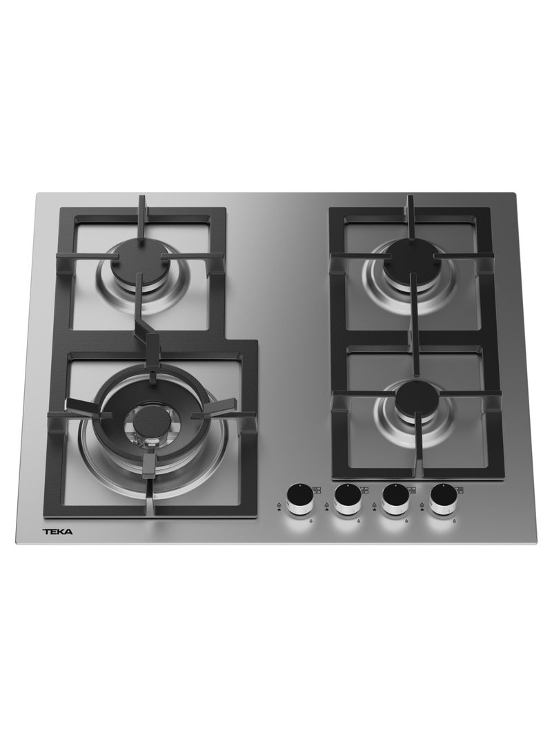 60cm Gas hob with 4 burners and Cast iron grids EFX 60.1 4G AI AL DR CI
