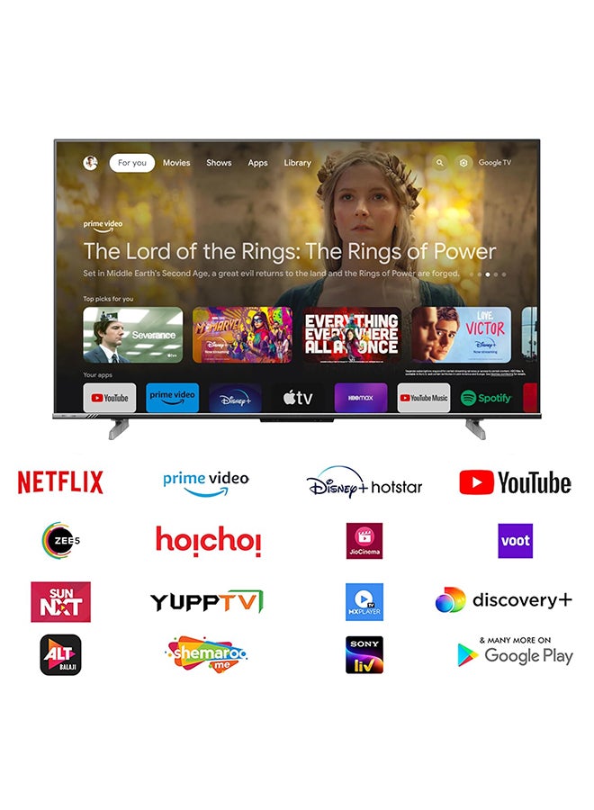 55 Inch 4K A6K s\Smart Screen | VIDAA system | Dolby Vision | HDR | 60HZ | Bluetooth | Wi-Fi | New design | (2 USB - 3 HDMI) | (2023) - 55A6K Black