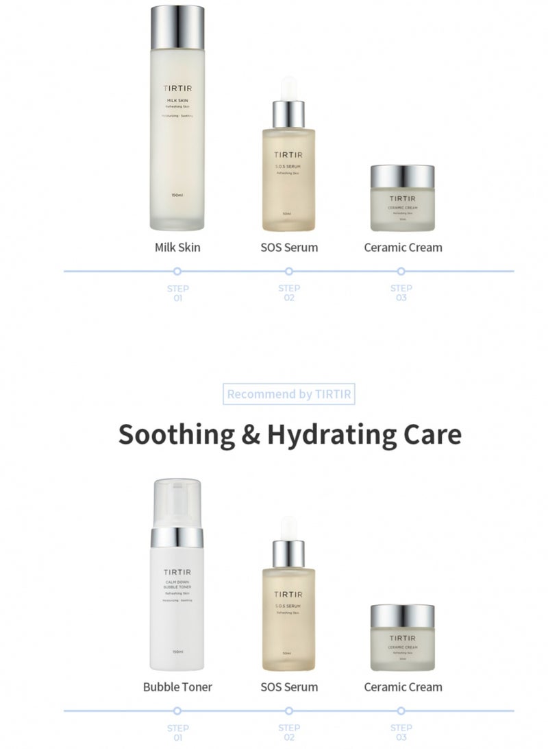 Tirtir Skin SOS Serum – Refreshing and Hydrating Skin Serum with Soothing Ingredients – 50ml
