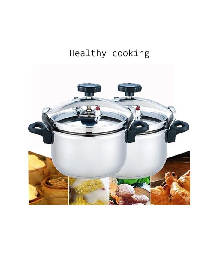 HTH 75L Pressure Cooker Aluminum for Household, Super-pressure Cooker Secure Cookerware Silver