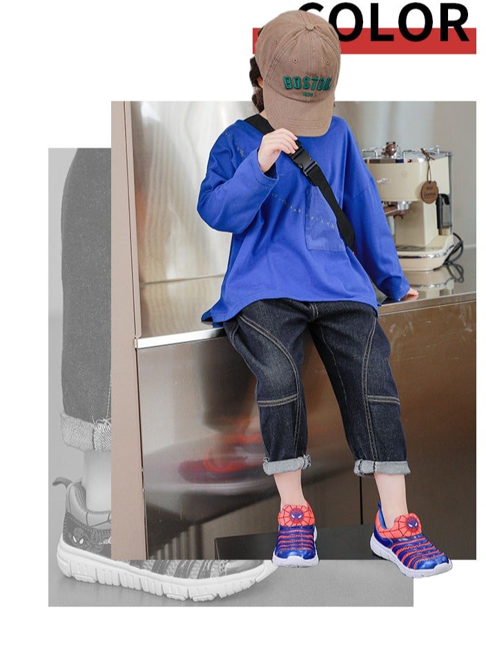 New Children's Single-Layer Mesh Breathable Walking Shoes