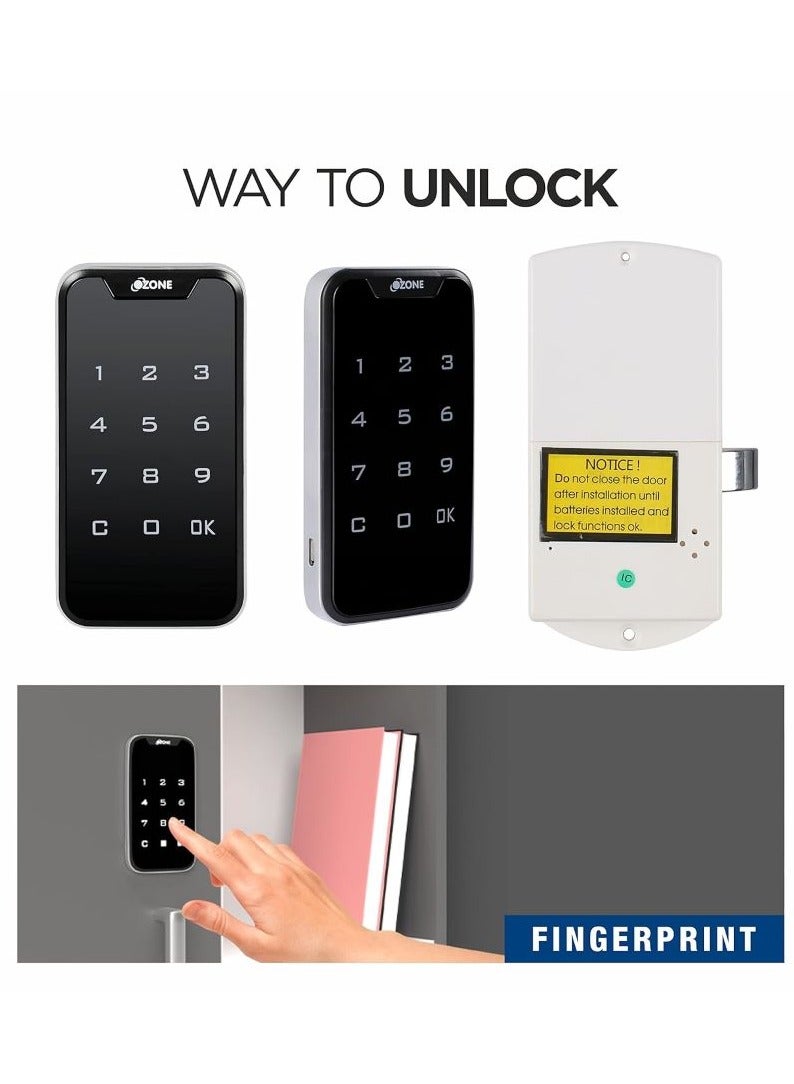 OZFL-201 LIFE PW Digital Furniture Lock with Password For Wooden | Metal Cabinets | Wardrobes | By Ozone India