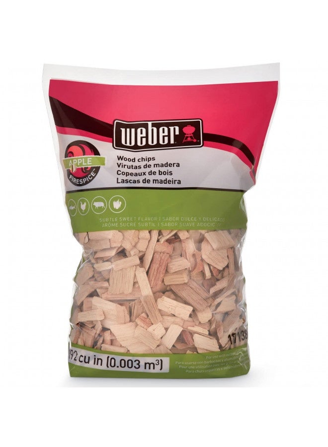 Weber Apple Wood Chips, For Grilling And Smoking, 2 Lb.