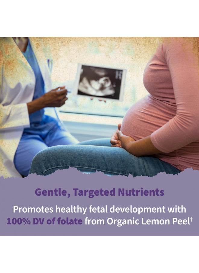 Garden of Life Prenatal Vitamin: Folate for Energy & Healthy Fetal Development, Non-constipating Iron, Vitamin C, B6, B12, D3 mykind Organics Organic, Non-GMO, Gluten-Free, Vegan, 90 Day Supply