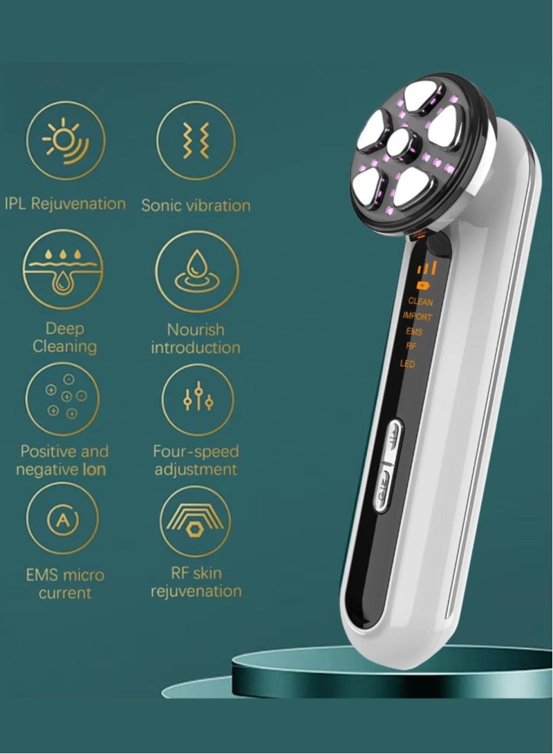 RF&EMS Facial Mesotherapy Radio Frequency Skin Tightening Facial Rejuvenating Skin Care Beauty Wrinkle Removal Face Massager Microcurrent Facial Massager