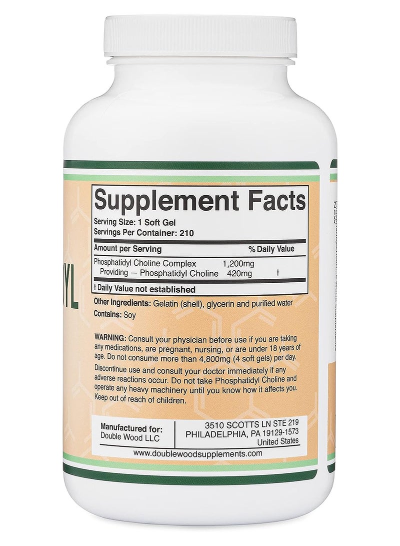 Phosphatidylcholine 210 X 1200 Mg Softgels
