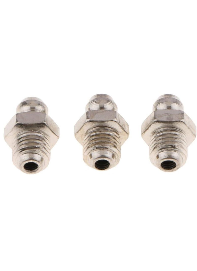 250 Pieces Iron Straight Metric Grease Nipple Fitting 180 Degree