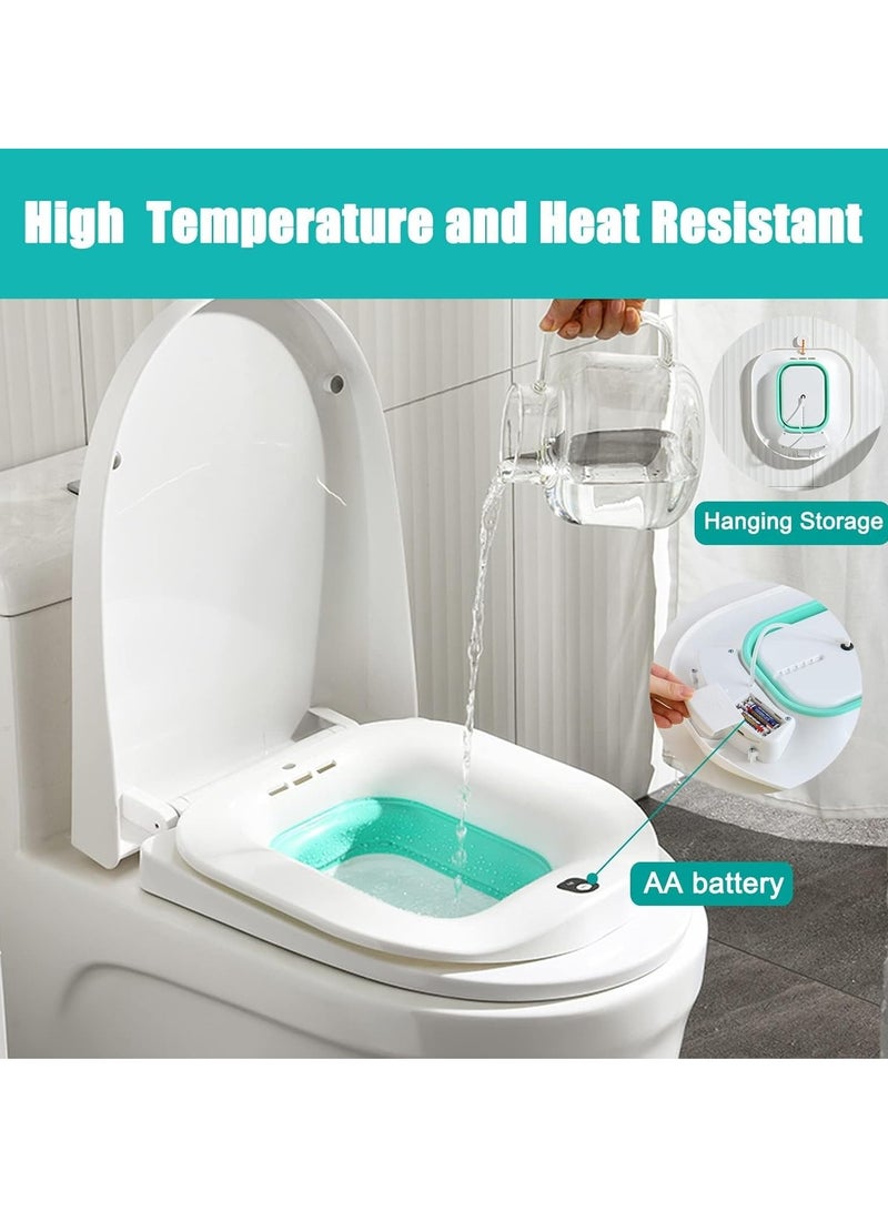 Electric Toilet Seat-electric Sitz Bath For Hemorrhoids Foldable Sitz Baths For Postpartum Care Postpartum Care Steam Seat Suitable For Pregnant Women Elderly Bubble Mode