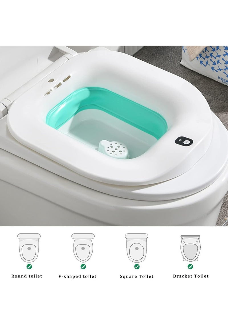 Electric Toilet Seat-electric Sitz Bath For Hemorrhoids Foldable Sitz Baths For Postpartum Care Postpartum Care Steam Seat Suitable For Pregnant Women Elderly Bubble Mode