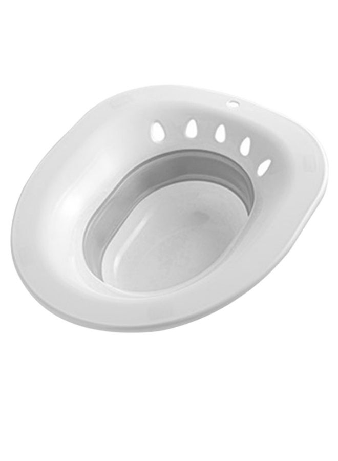 Reusable Toilet Sitz Bath White 39x5x36cm