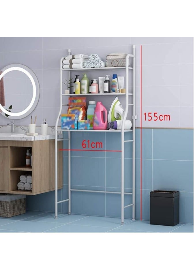 Washing Machine Rack Space Saver,Rack,Bathroom Corner Stand Storage Organizer Accessories, The Washing Machine Bathroom Tower Shelf