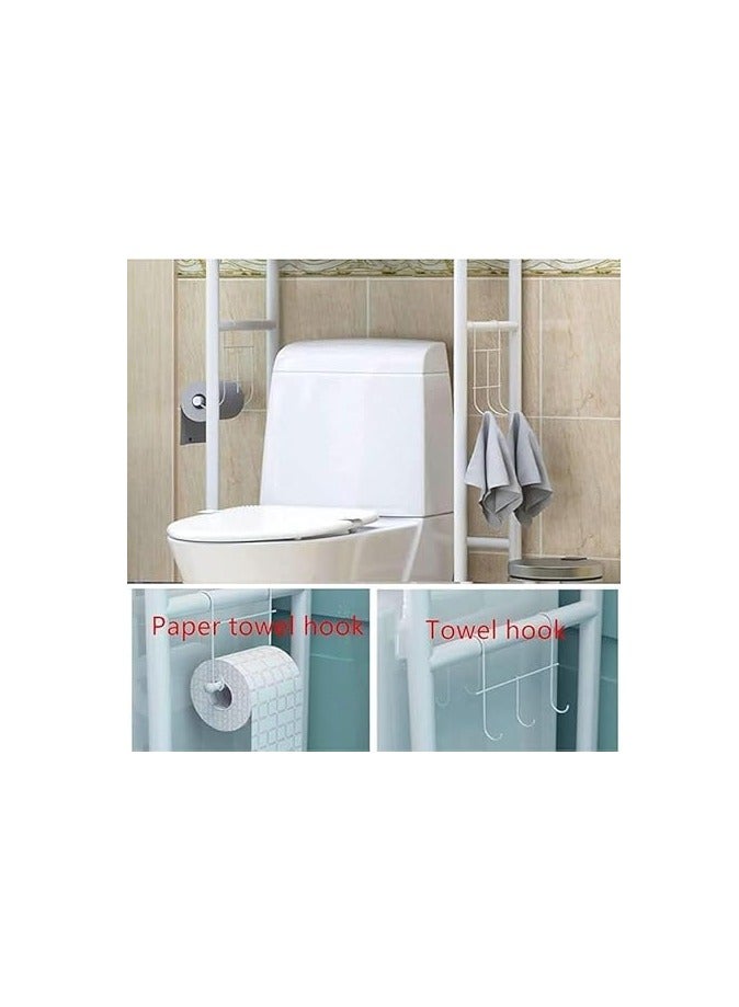 Toilet Rack 3 Shelf Towel Storage Rack Organizer Over The Toilet Bathroom Space Saver White