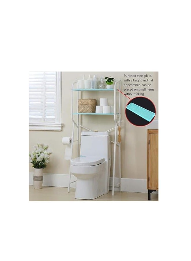 Toilet Rack 3 Shelf Towel Storage Rack Organizer Over The Toilet Bathroom Space Saver White