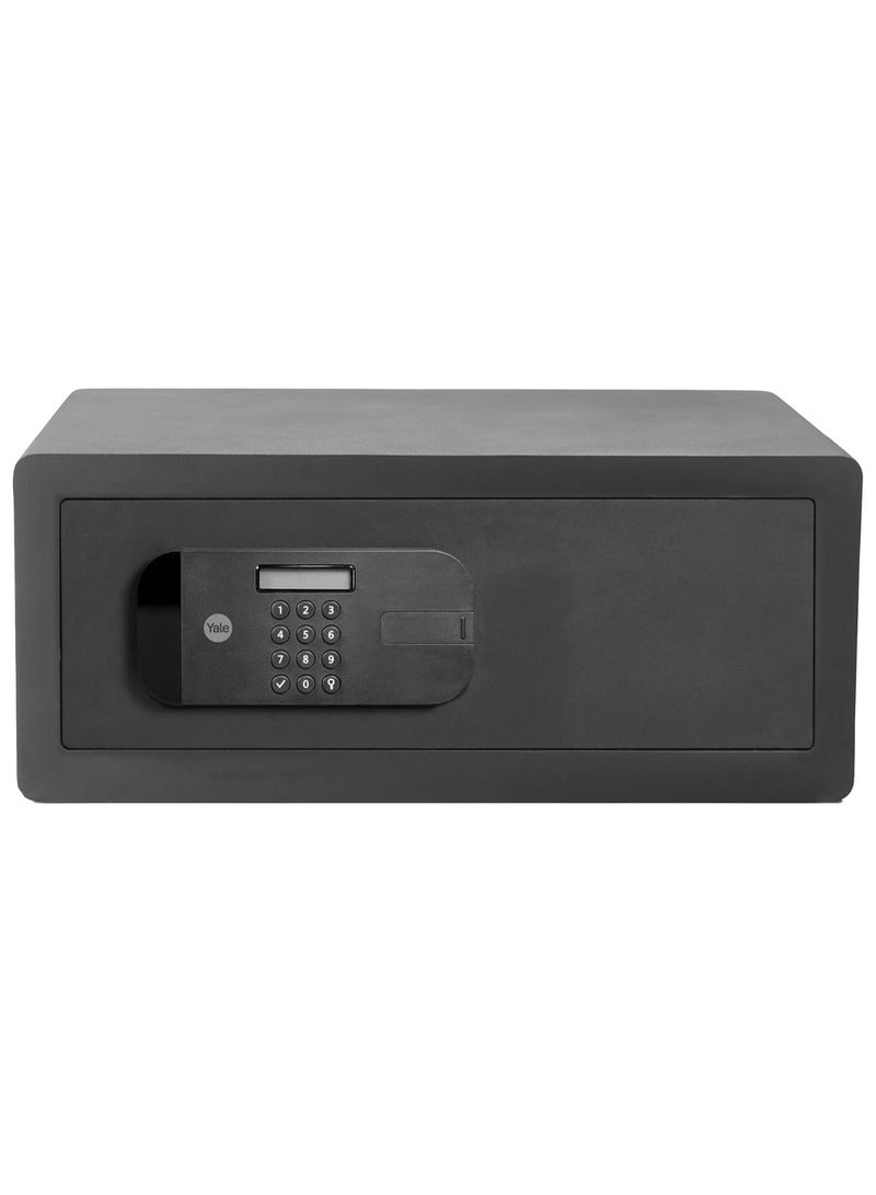 Yale YLFB/200/EB1 Motorised Biometric High Security Laptop Safe Access Fingerprint and Digital Pin Code, Laser Cut Door, Mounting Bolt Internal Dimensions: 190 x 467 x 280 mm