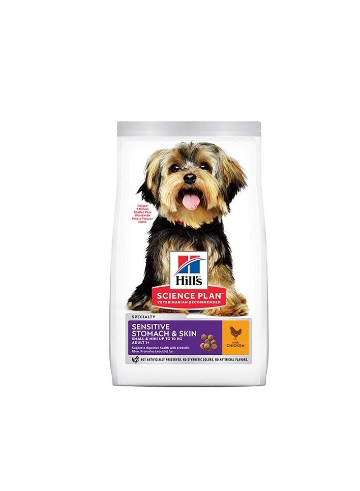 Hill's Science Plan Sensitive Stomach & Skin Small & Mini Adult Dog Food with Chicken