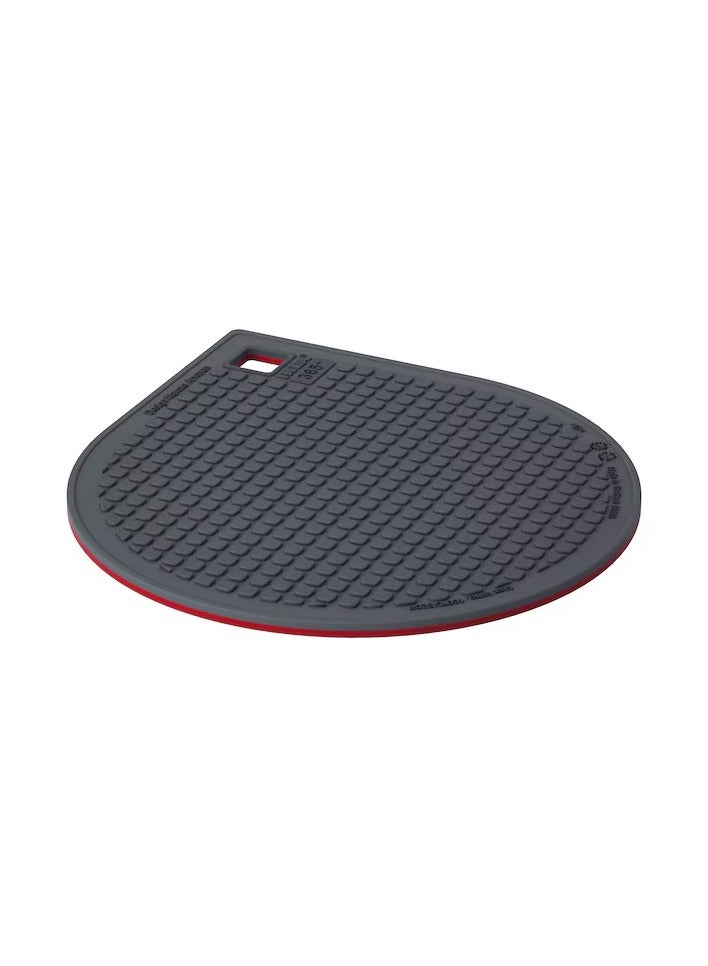 Pot stand, magnetic, red/dark grey