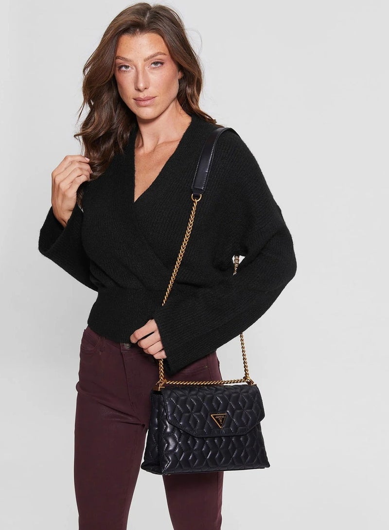 Guess Elenia Convertible Crossbody Black