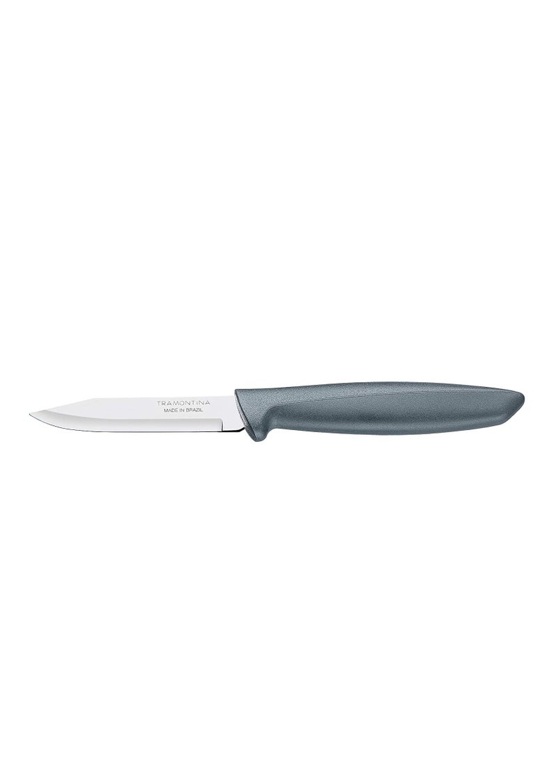 Tramontina 3-Inch Fruit and Vegetable Knife with Stainless Steel Blade and Gray Polypropylene Handle from Belenus