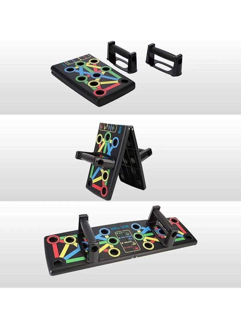 9 in 1 foldable push up exercise board easy flex urban equipment pushup stand bars for men and woman